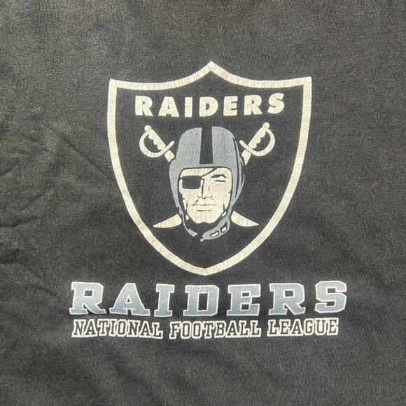 Raiders NFL Team Apparel T-Shirt Black 2XL - Picture 2 of 6